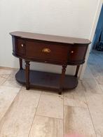 Antieke Houten Tafel met Lade, Ophalen, Gebruikt, 100 tot 150 cm, Rechthoekig