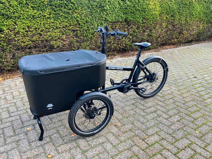 Butcher & Bicycles e-bakfiets, Fietsen en Brommers, Fietsen | Bakfietsen, Zo goed als nieuw, Overige merken, 2 kinderen, Elektrisch