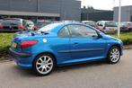 Peugeot 206 CC 2.0-16V QUICKSILVER/CLIMA AIRCO/LM-VELGEN/LED, Auto's, 136 pk, Gebruikt, Zwart, 4 cilinders