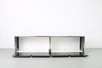 USM Haller lowboard zwart-wit, refurbished, 150 tot 200 cm, Minder dan 100 cm, 25 tot 50 cm, Gebruikt
