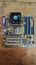 Asus P4P800-VM + CPU, Computers en Software, Moederborden, Gebruikt, Socket 478, Ophalen of Verzenden, DDR