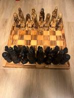 Afrikaans schaakbord, Een of twee spelers, Ophalen of Verzenden, Zo goed als nieuw