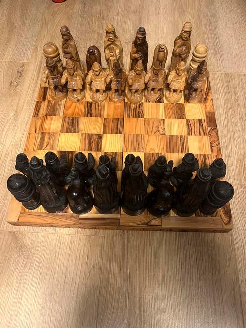 Afrikaans schaakbord, Hobby en Vrije tijd, Gezelschapsspellen | Bordspellen, Zo goed als nieuw, Een of twee spelers, Ophalen of Verzenden
