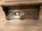 Donker eiken kapstok, Huis en Inrichting, Woonaccessoires | Kapstokken, Wandkapstok, Ophalen of Verzenden, Zo goed als nieuw, Minder dan 100 cm