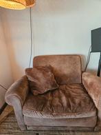 Nubuck lederen loveseat. Heerlijke stoel, Minder dan 150 cm, Leer, Ophalen of Verzenden, Eenpersoons