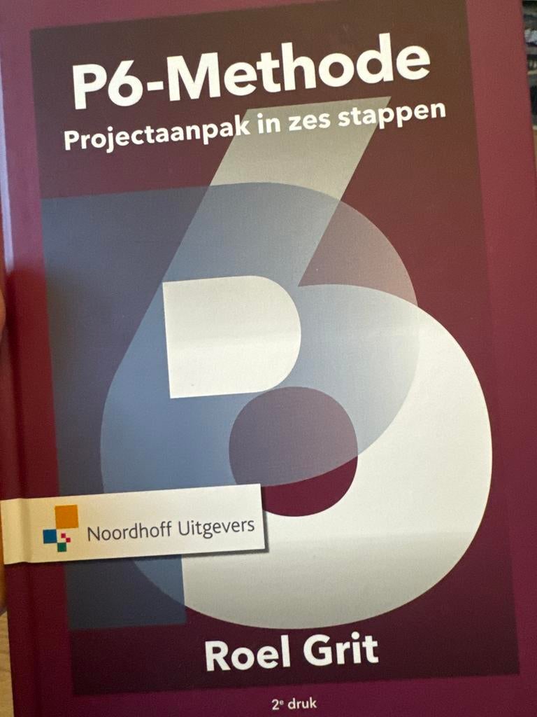 P6-Methode: Projectaanpak in zes stappen, Boeken, Ophalen of Verzenden, Gamma, Zo goed als nieuw, HBO