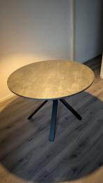 IKEA MARIEDAMM tafel donkergrijs 105cm, Ophalen, Rond, Zo goed als nieuw, 100 tot 150 cm