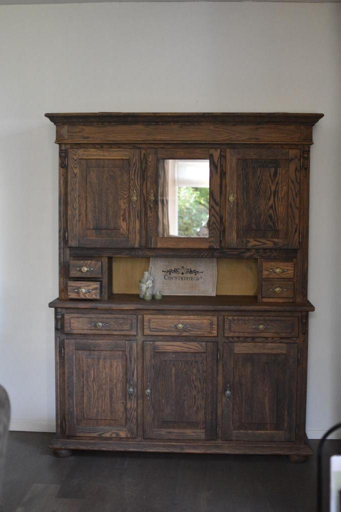 mooie landelijke buffetkast en secretaire, Huis en Inrichting, Kasten | Buffetkasten, Gebruikt, 200 cm of meer, 100 tot 150 cm