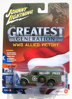 Vrachtwagen Dodge WC54 WWII Military Police Johnny Lightning, Hobby en Vrije tijd, Ophalen of Verzenden, Nieuw, Bus of Vrachtwagen