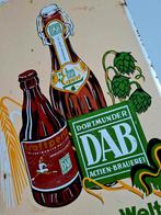 Emaille bord DAB, Ophalen of Verzenden, Gebruikt, Reclamebord