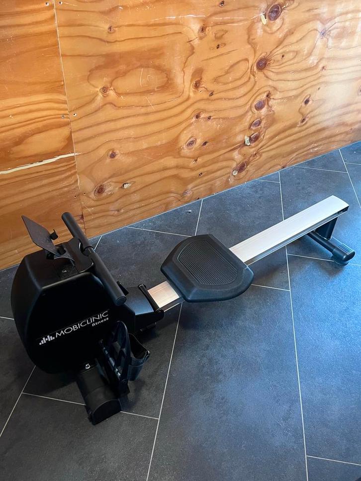 Opklapbare Roeimachine - Compact & Handig!, Sport en Fitness, Fitnessapparatuur, Gebruikt, Roeitrainer, Armen, Metaal, Ophalen