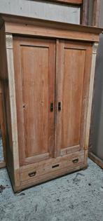 Oud grenen meidenkast, Antiek en Kunst, Antiek | Meubels | Kasten, Ophalen of Verzenden