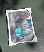 Lenticulair print scooter wanddecoratie, Ophalen of Verzenden, Nieuw, Print, Minder dan 50 cm