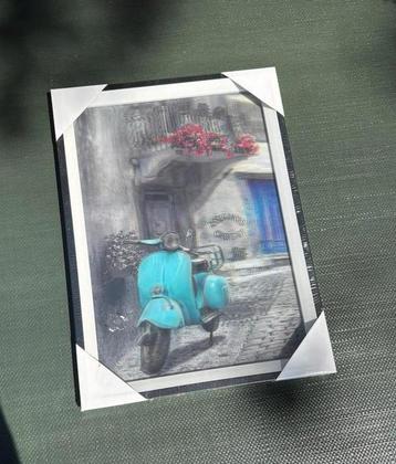 Lenticulair print scooter wanddecoratie beschikbaar voor biedingen