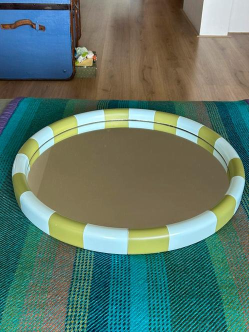 Ronde spiegel 50cm  - geupcycled, Huis en Inrichting, Woonaccessoires | Spiegels, Gebruikt, 50 tot 75 cm, Minder dan 100 cm, Rond