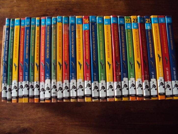 Serie boeken: Dolfi en Wolfi van J.F. van der Poel, Boeken, Kinderboeken | Jeugd | 10 tot 12 jaar, Gelezen, Fictie, Ophalen of Verzenden
