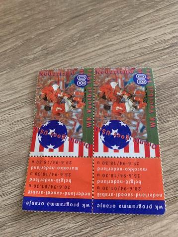 Postzegels 2 stuks WK voetbal 1994 beschikbaar voor biedingen