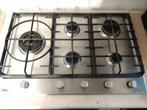 Zanussi 5 pits inbouwgasstel. Inclusief wokbrander, Witgoed en Apparatuur, Kookplaten, Ophalen, Gebruikt, 4 kookzones, Inbouw