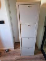 Witte Ikea vakkenkast met 4 vakken, Ophalen, Zo goed als nieuw, Modern