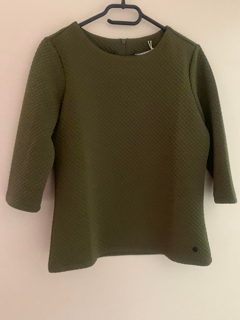 Dik t-shirt/sweater, army green en/of zwart, maat M - NIEUW!, Ophalen of Verzenden, Nieuw, Maat 38/40 (M), Groen