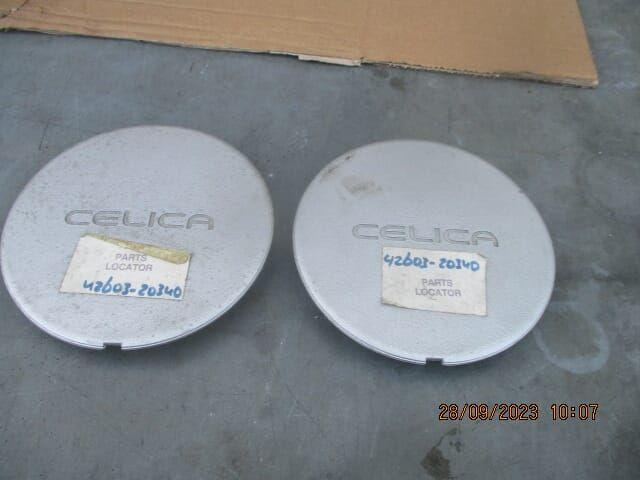 4 maal naaf doppen Toyota celica, Auto-onderdelen, Carrosserie en Plaatwerk, Spatbord, Toyota, Gebruikt, Ophalen of Verzenden