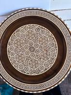 Syrisch houten bord met mozaïek, Ophalen of Verzenden