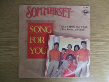 SOMMERSET     SONG FOR YOU / THAT'S NOW WE WERE  beschikbaar voor biedingen