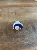 Paars-witte schelp ring, Sieraden, Tassen en Uiterlijk, Ringen, Overige materialen, Paars, Ophalen of Verzenden, Zo goed als nieuw
