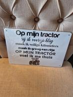 Op mijn tractor Steyer reclamebord, Ophalen of Verzenden, Nieuw, Reclamebord