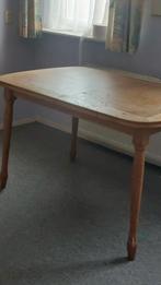 Houten Uitklaptafel - 162cm, Huis en Inrichting, Tafels | Eettafels, Ophalen