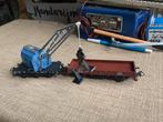Marklin 4611 kraanwagen MET kraansteunwagen in nette staat, Wisselstroom, Wagon, Ophalen of Verzenden, Zo goed als nieuw