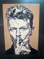 Groot canvasdoek 120x80 cm David Bowie schilderij art, Ophalen, 100 tot 125 cm, Schilderij, 75 cm of meer