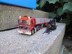 Tekno Volvo F16 met Floor steentrainer H.N. Post Pijnacker., Hobby en Vrije tijd, Modelauto's | 1:50, Verzenden, Nieuw, Bus of Vrachtwagen
