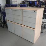 Steelcase 6-delig ladeblok met 15 lades - 110x134x59 cm, Niet ingevuld, Gebruikt, Niet ingevuld, Niet ingevuld
