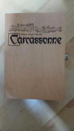 bordspel Carcassonne basisspel in houten koffer origineel, Vijf spelers of meer, Ophalen of Verzenden, Zo goed als nieuw