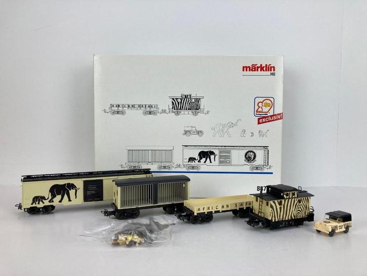 Märklin 84773 – Safari Wagonset (idee+spiel Special), Hobby en Vrije tijd, Modeltreinen | H0, Zo goed als nieuw, Wagon, Wisselstroom
