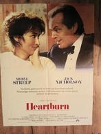 Originele Bioscoop Poster "Heartburn" 1986 Nederlandse Versi, Deurposter of groter, Ophalen of Verzenden, Film en Tv, Rechthoekig Staand
