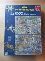 Jan van Haasteren puzzel  2x1000 stukjes  Safari & De storm, Ophalen of Verzenden, 500 t/m 1500 stukjes, Zo goed als nieuw