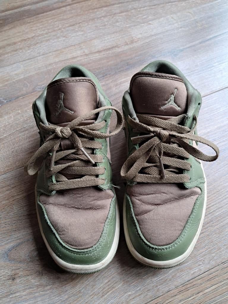 Groene Nike Jordan Sneakers - Maat 36, Ophalen of Verzenden, Zo goed als nieuw, Nike Jordan, Jongen of Meisje
