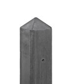 Betonpaal diamantkop 10 x 10 x 280 cm - Antraciet, Tuin en Terras, Schuttingen, Ophalen, Overige materialen, Minder dan 3 meter