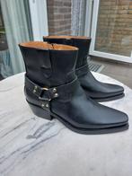 DWRS boots van lamsleer, Zwart, Lage of Enkellaarzen, Zo goed als nieuw, Ophalen