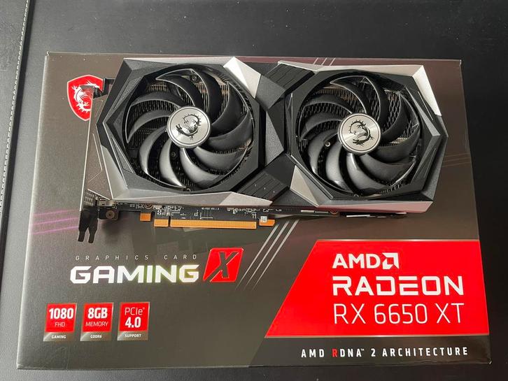 MSI Gaming Radeon RX 6650 XT, Computers en Software, Videokaarten, Zo goed als nieuw, PCI, GDDR6, Ophalen of Verzenden