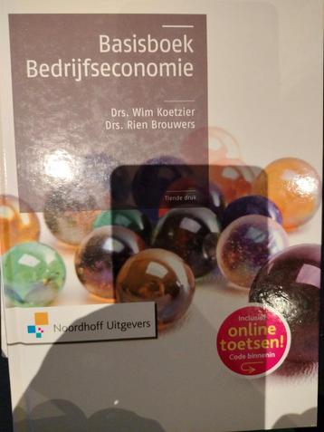 Basisboek Bedrijfseconomie - Koetzier & Brouwers beschikbaar voor biedingen