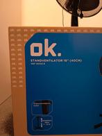 OK. Standventilator 16" (40cm) - Nieuw in doos!, Witgoed en Apparatuur, Ophalen of Verzenden, Nieuw, Statiefventilator