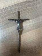 Vintage Bronzen Wandkruis Jezus, Antiek en Kunst, Antiek | Religie, Ophalen of Verzenden