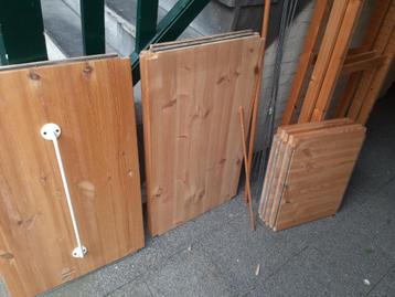 Ikea Rek, Ivar, massief grenen bestaande uit 6 delen, 6 rek - afbeelding 6