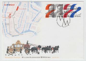 Envelop Huwelijk Willem Alexander 2002 beschikbaar voor biedingen