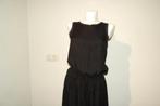 Vince maxi dress zijde zwart koort taille pof lijfje chiqueS, Verzenden, Zwart, Zo goed als nieuw, Maat 36 (S)