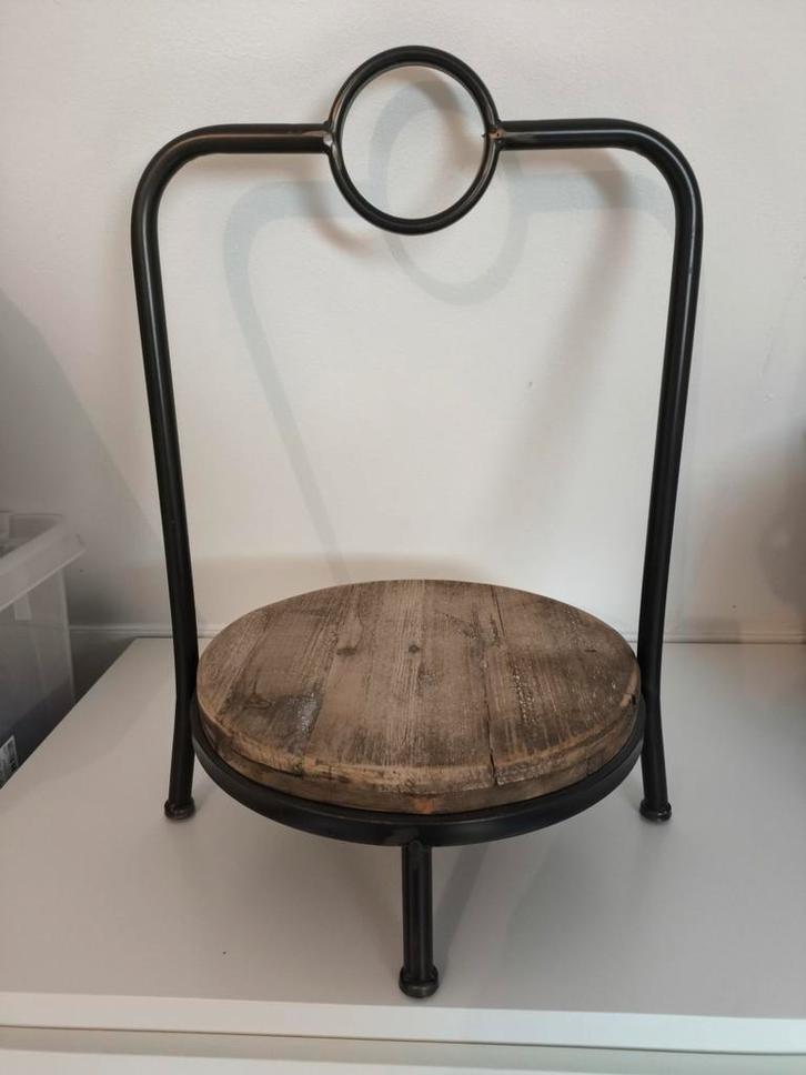 Houten Etagère - Decoratief & Praktisch, Huis en Inrichting, Woonaccessoires | Etagères, Zo goed als nieuw, Ophalen