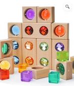 Houten blokken met stenen nieuw Bauspiel stijl speelgoed, Kinderen en Baby's, Speelgoed | Houten speelgoed, Ophalen of Verzenden